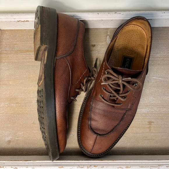 Cole Haan Brown Leather Oxfords - Picture 8 of 12